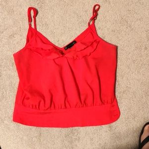 Spaghetti strap crop blouse